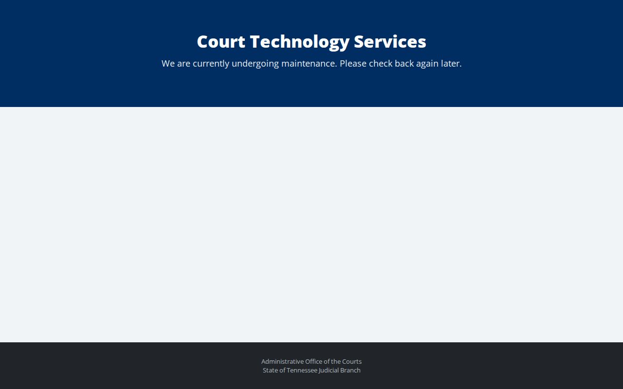 Moore County arrest warrants: blank Tennessee affidavit of complaint form